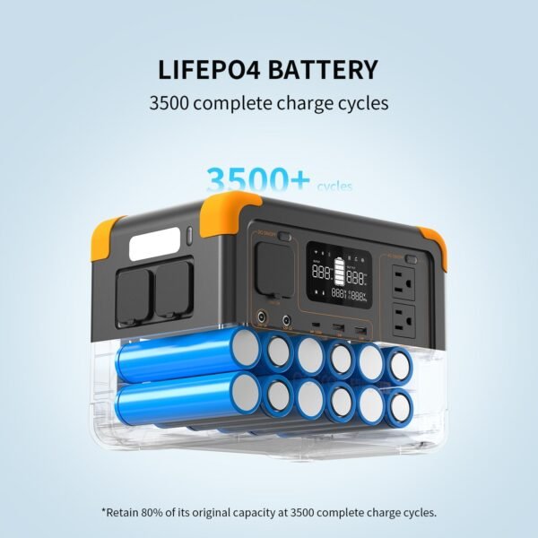 E500LFP Portable Power Station 600W 576Wh - Image 11