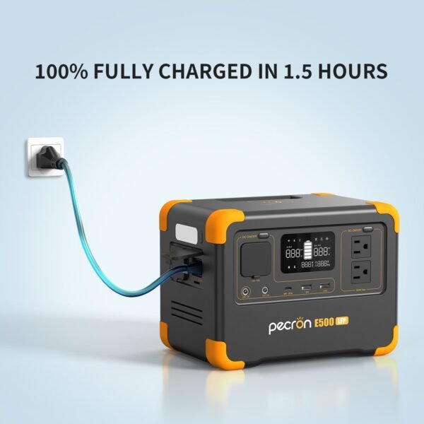 E500LFP Portable Power Station 600W 576Wh - Image 4