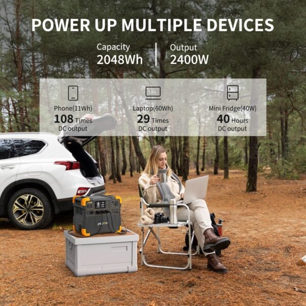 E2400LFP Portable Power Station 2400W 2048Wh - Image 6