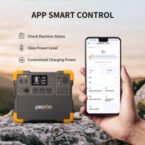 E2400LFP Portable Power Station 2400W 2048Wh - Image 8