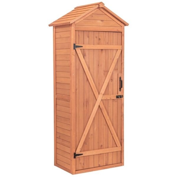 2.5 ft. W x 2 ft. D Solid Wood Lean-To Tool Shed - Image 4