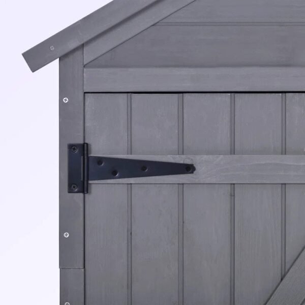 3 ft. W x 1 ft. 8 in. D Solid Wood Storage Shed - Image 2