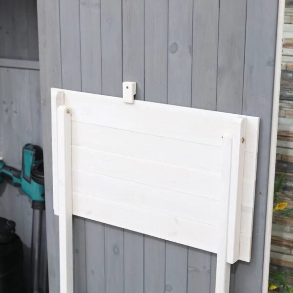 4.3 Ft. W x 1.6 Ft Solid Wood Traditionnal Tool Shed - Image 6