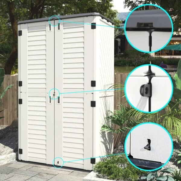 4 ft. W x 2 ft. D Plastic Vertical - Image 5