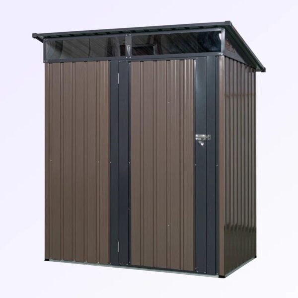5 ft. W x 4 ft. D Metal Lean-To Storage Shed