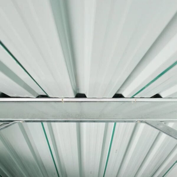 6 ft. W x 3 ft. D Galvanized Steel Vertical Storage Shed - Image 3