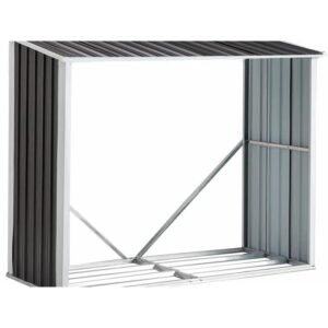 6 ft. W x 3 ft. D Metal Vertical Storage Shed