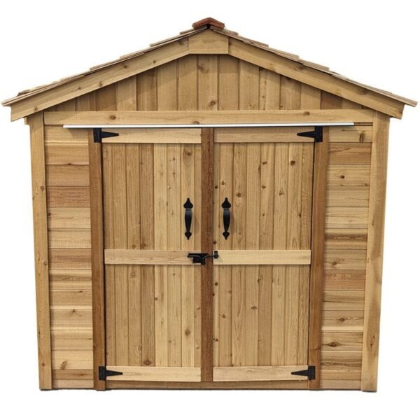 6 ft. W x 3 ft. D Solid Wood Storage Shed - Image 3