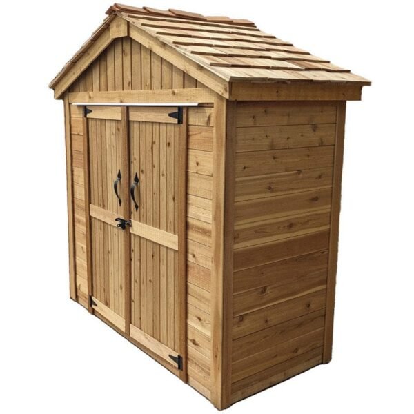 6 ft. W x 3 ft. D Solid Wood Storage Shed - Image 2