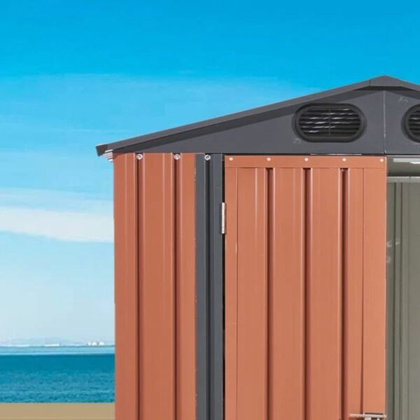 6 ft. W x 4 ft. D Metal Storage Shed By PENGFANG WORLDWIDE LLC - Image 2