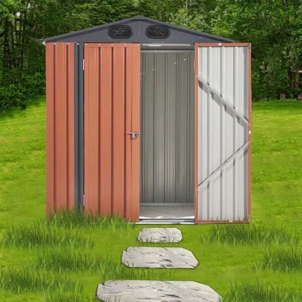 6 ft. W x 4 ft. D Metal Storage Shed By PENGFANG WORLDWIDE LLC - Image 5