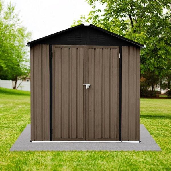 6 ft. W x 4 ft. D Metal Storage Shed - Image 2
