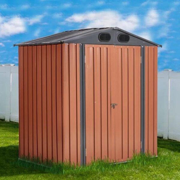 6 ft. W x 4 ft. D Metal Storage Shed By PENGFANG WORLDWIDE LLC - Image 7