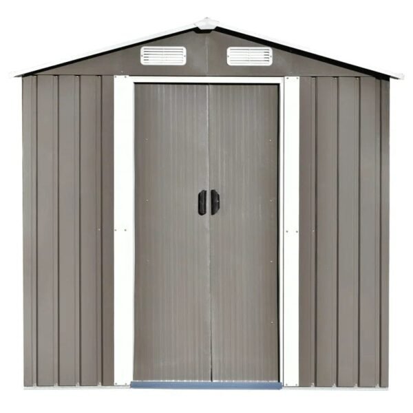 6 ft. W x 4 ft. D Metal Storage Shed