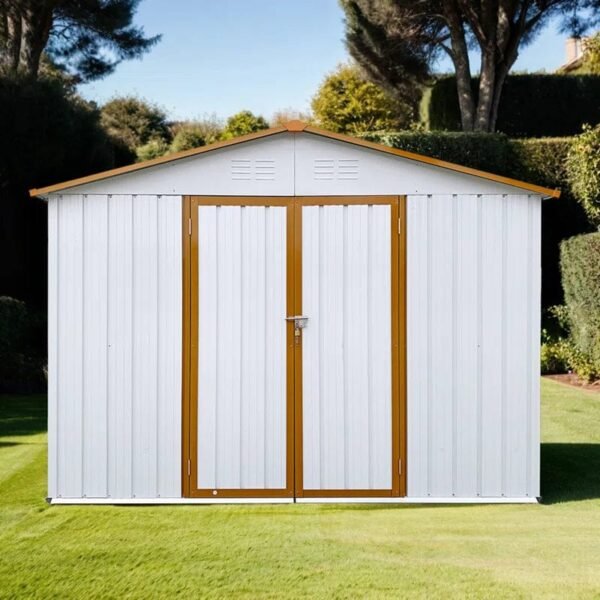 6ftx8ft Metal Outdoor Storage Shed - for Garden Shelter - Image 7