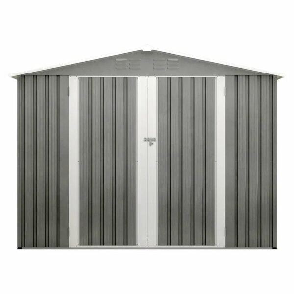 8 ft. W x 6 ft. D Metal Storage Shed