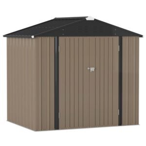 8 ft. W x 6 ft. D Metal Storage Shed