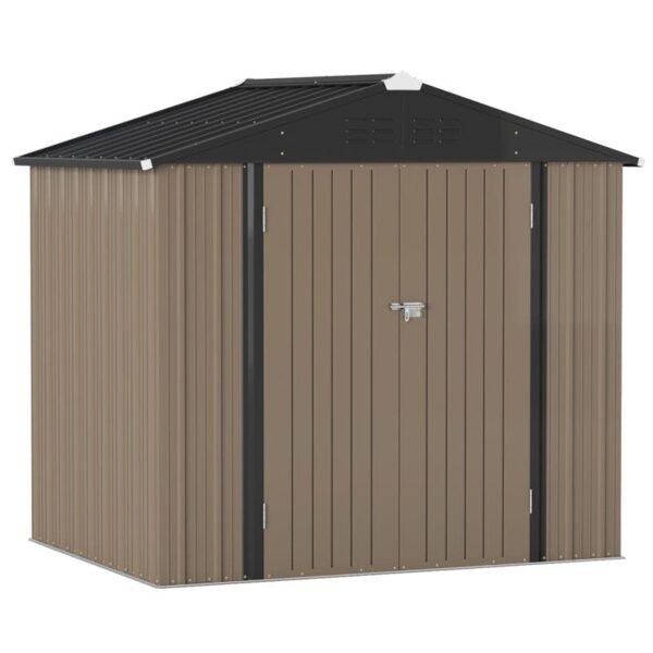8 ft. W x 6 ft. D Metal Storage Shed