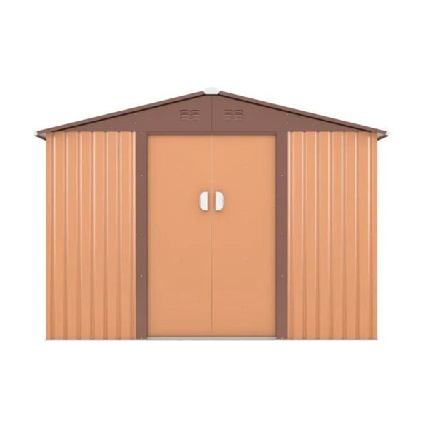 9 ft. W x 10 ft. D Metal Traditional Storage Shed