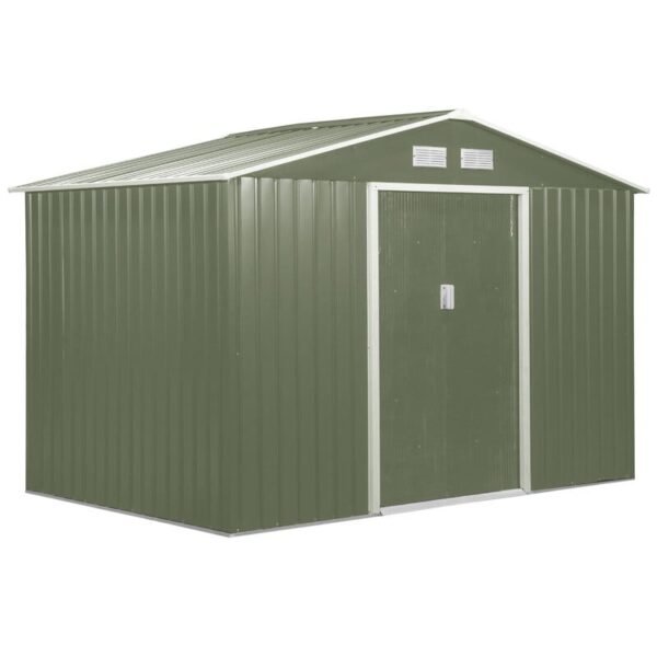 9 ft. W x 6 ft. D Galvanized Steel Storage Shed - Image 3