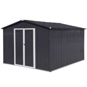 9 ft. W x 6 ft. D Metal Storage Shed