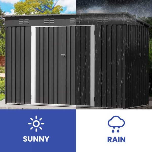 Galvanized Steel Storage Shed - Image 6