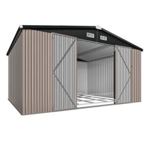 Outdoor Storage Shed With Base 10 X 12 Ft