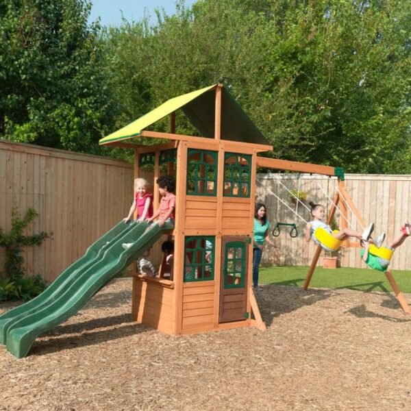 Treasure Cove Wooden Swing Set - Image 7