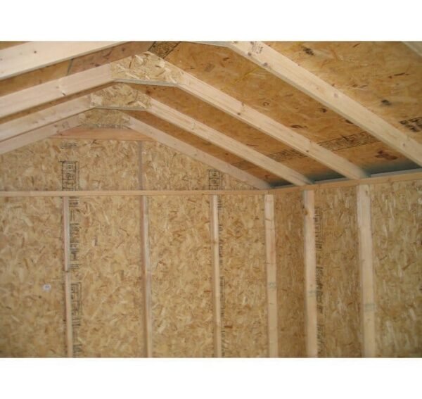 Value 8 ft. W x 16 ft. D Solid and Manufactured Wood Storage Shed - Image 4