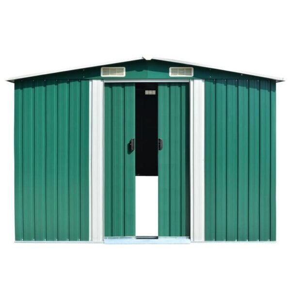 VidaXL Outdoor Storage Shed Garden Shed Metal Storage Backyard Patio Shed - Image 2