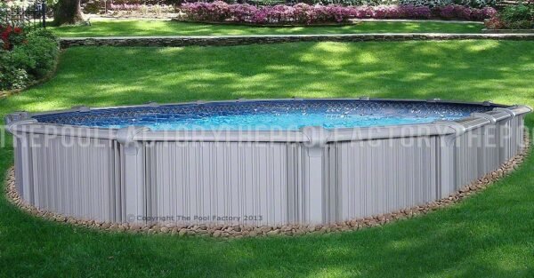 12'x17'x54" Intrepid - Extruded Aluminum Oval Pool With Interlocking Wall - Image 2