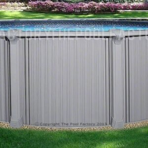 15'x54" Intrepid - Extruded Aluminum Round Pool With Interlocking Wall