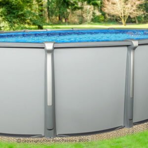 12'x24'x54" Saltwater Aurora Oval Pool with Resin Composite Wall