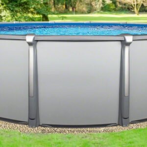 27'x54" Saltwater Aurora Round Pool with Resin Composite Wall