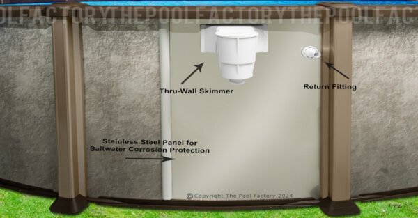 12'x16'x54" Saltwater LX Oval Pool - Image 2