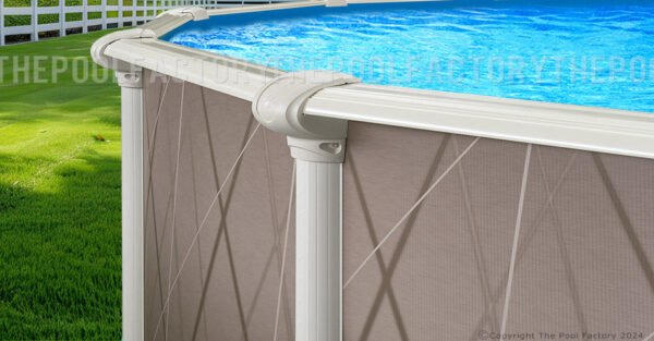 12'x24'x52" Saltwater 5000 Lazer Oval Pool - Image 4