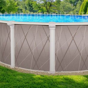 12'x24'x52" Saltwater 5000 Lazer Oval Pool