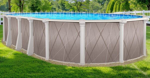 12'x24'x52" Saltwater 5000 Lazer Oval Pool