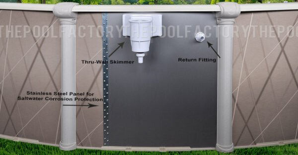 12'x24'x52" Saltwater 5000 Lazer Oval Pool - Image 2