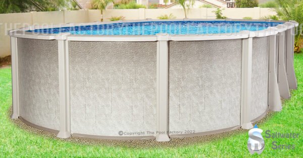 12'x16'x54" Saltwater 8000 Oval Pool