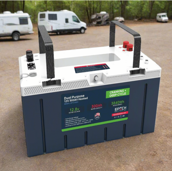 12V 300Ah - Group 8D - Cranking & Deep Cycle Lithium Battery (Dual Purpose) - Image 3