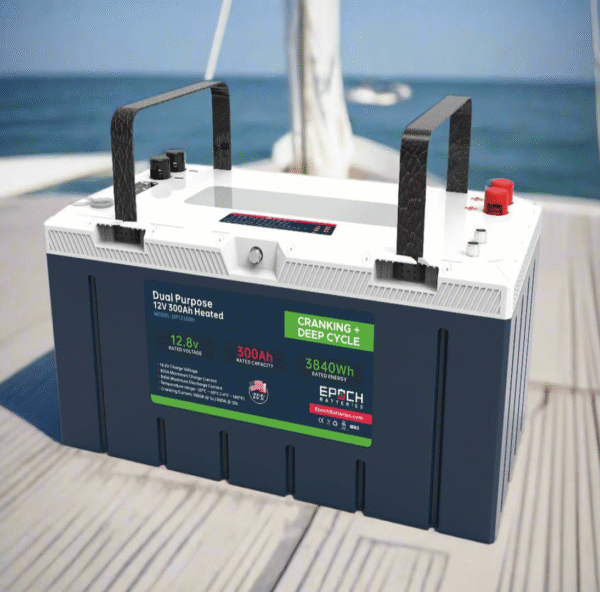 12V 300Ah - Group 8D - Cranking & Deep Cycle Lithium Battery (Dual Purpose) - Image 2