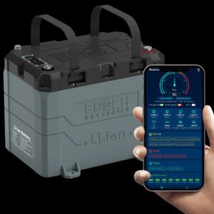 24V 100AH Marine Lithium Battery For Trolling Motors - Bluetooth and Heating Feature