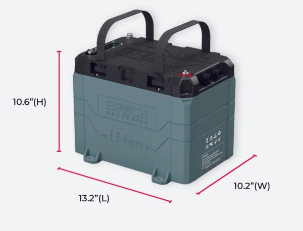 24V 100AH Marine Lithium Battery For Trolling Motors - Bluetooth and Heating Feature - Image 11