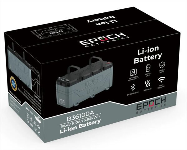 36V 100AH Marine Lithium Battery For Trolling Motors - Bluetooth and Heating Feature | Restocking by July 12 2025 - Image 11