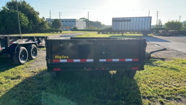 14 Foot Big Tex Low Profile with Spreader Gate Black Dump Trailer (14LD-14BK) - Image 3