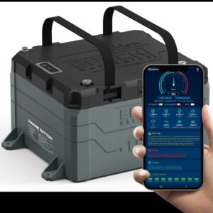 48V 50AH LiFePO4 Lithium Battery with Bluetooth and Heating Feature