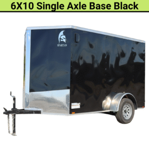 Spartan 6X10 Base Black Enclosed Cargo Trailer | Black | SP6X10SA