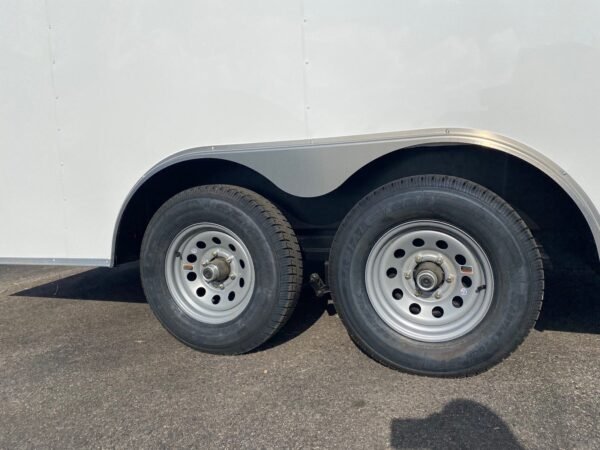 Spartan 8.5X20 Tandem Axle Enclosed Cargo Trailer | White | SP8.5X20TA - Image 4