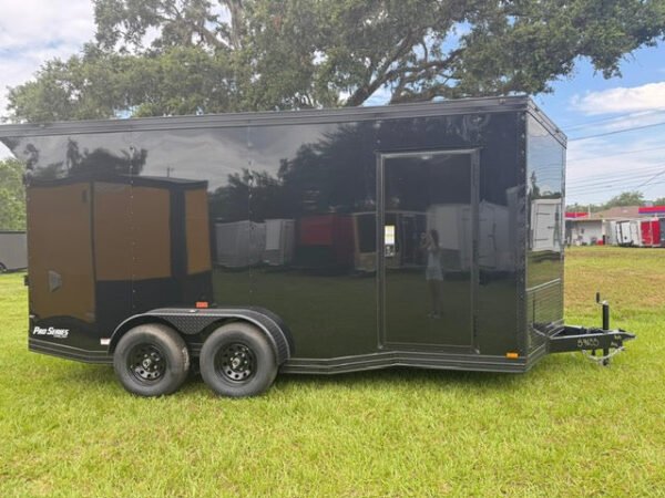 2025 7X16TA ENCLOSED CARGO TRAILER 84'' 9653 - Image 2